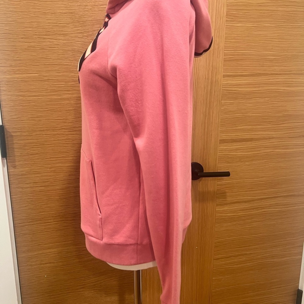 GUCCI | Pink Web Bow | Zip Hoodie | Girls 12 | Women's XS/S - Picture 4 of 15